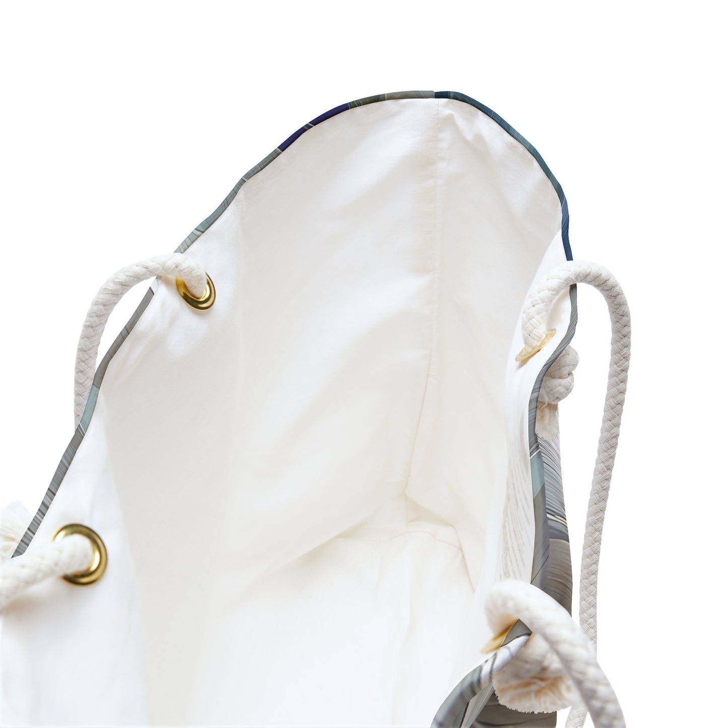 Grace Upon Grace Floral Weekender Bag — Large Travel Tote with White Bloom