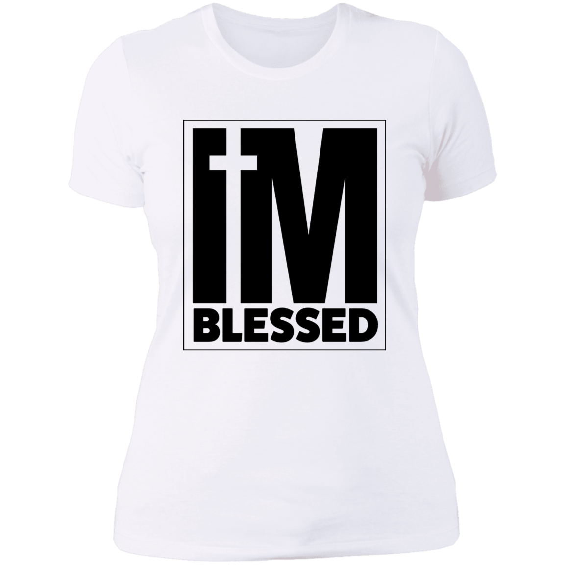 I'm Blessed Ladies' Boyfriend T-Shirt