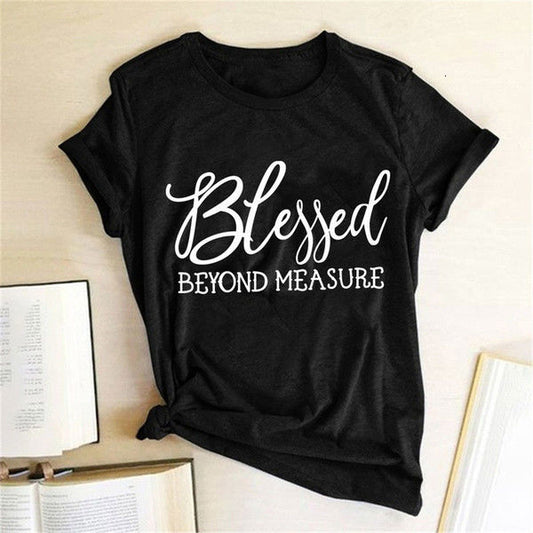 Blessed Beyond Measure Harajuku Aesthetic Tee