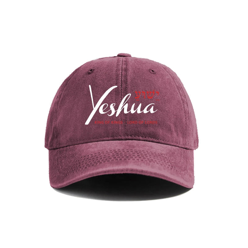 Yeshua Jesus Christian Baseball Cap Distressed Cotton Dad Hat for Men Women MZ-021