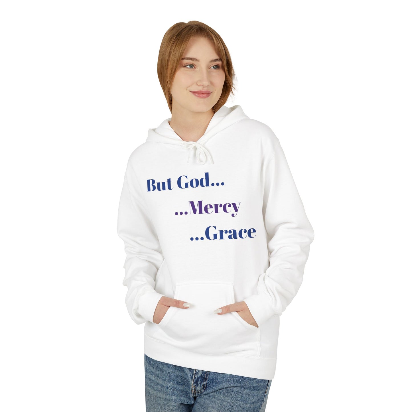 But God... Mercy Grace Hoodie — Inspirational Christian Faith Sweatshirt