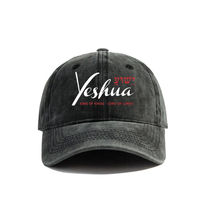 Yeshua Jesus Christian Baseball Cap Distressed Cotton Dad Hat for Men Women MZ-021