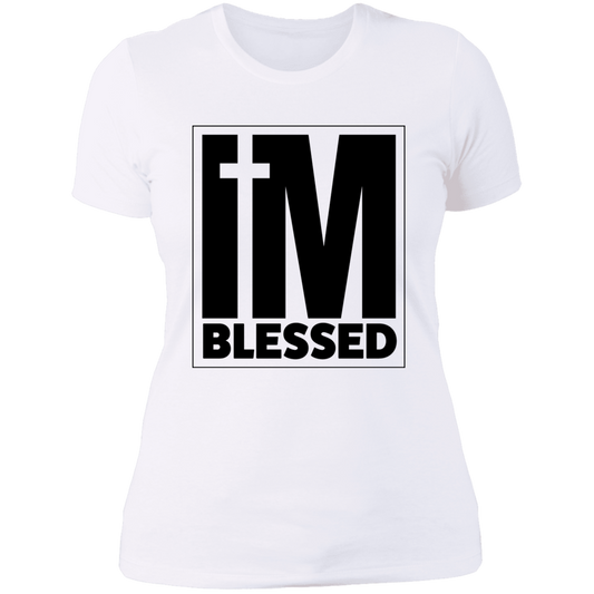 I'm Blessed Ladies' Boyfriend T-Shirt